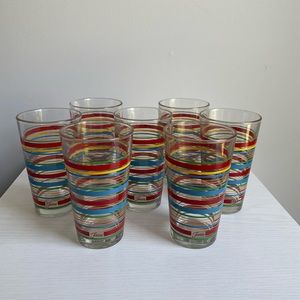 Fiesta glasses - set of 7 (16 oz)